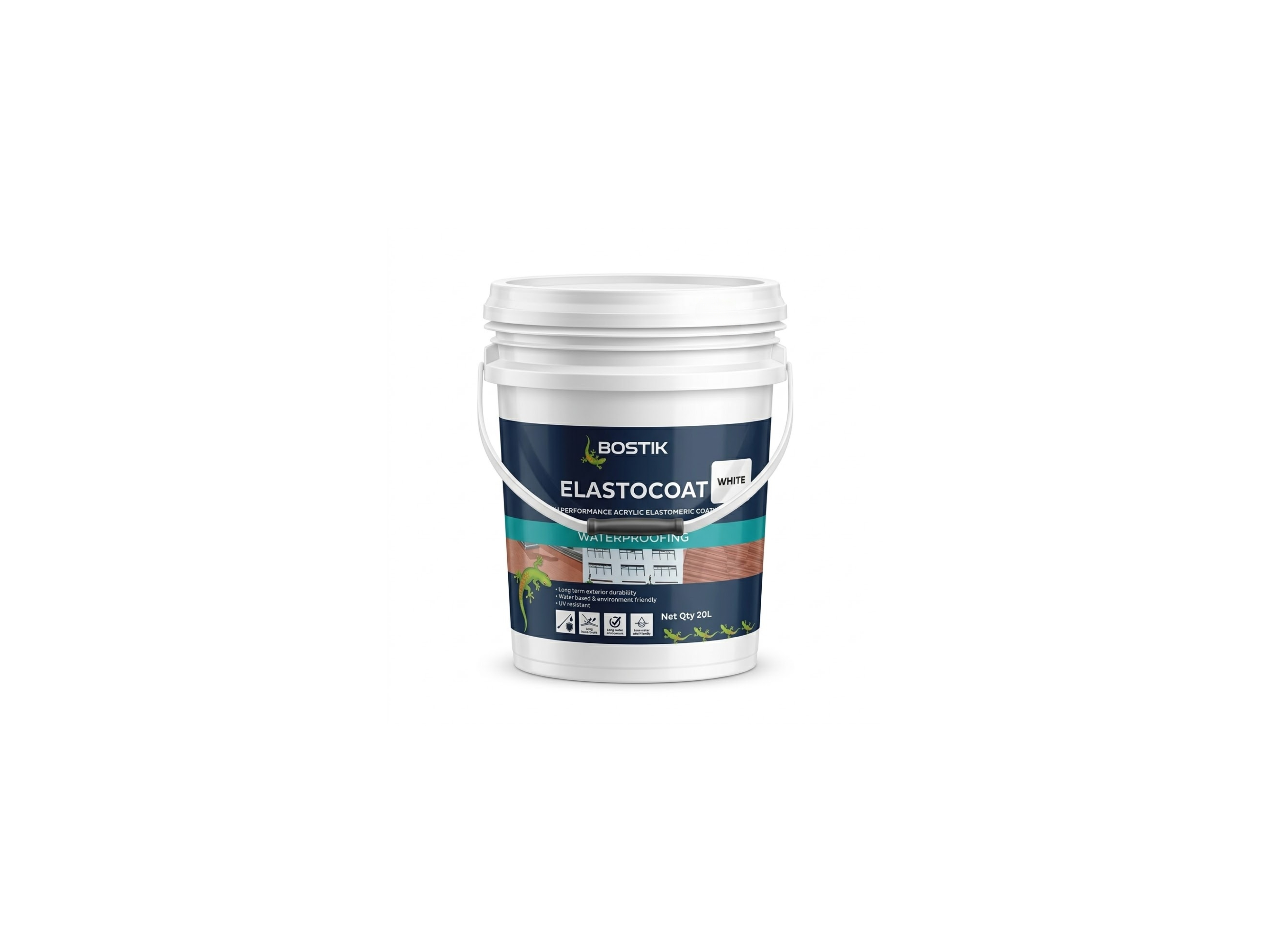BOSTIK EXTERIOR COAT WHITE 20L